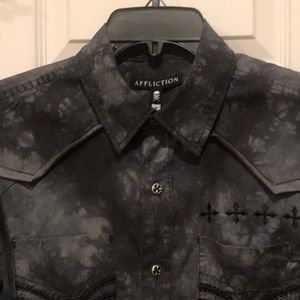 Affliction Embroidered Shirt